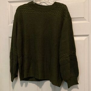Hunter Green Pullover Sweater
